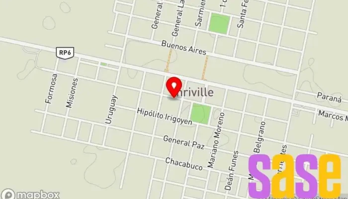 mapa de Tecno J.E.F Tienda de informática, Tienda de electrónica en Inriville