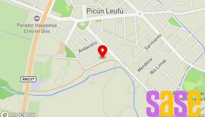 mapa de Tecno Led Tienda de electricidad en Picún Leufú