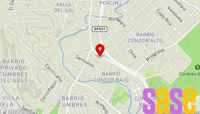 mapa de Tejero Electricidad Taller de reparación de automóviles en Villa Allende