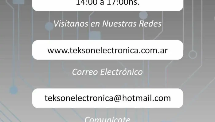 Tekson Electronica -  Mas Recientes - Córdoba
