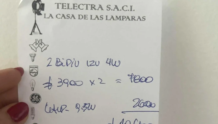 Telectra Saci La Casa De Las Lamparas Cordoba - Córdoba