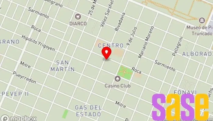 mapa de Telefonica Agencia de apuestas en Pico Truncado