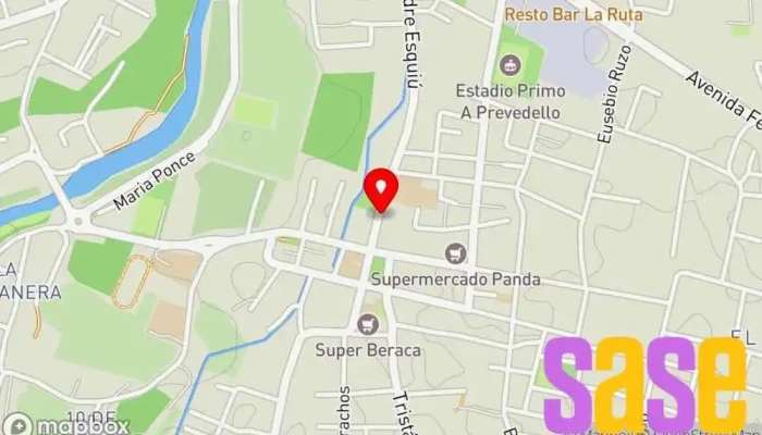 mapa de Tesla Iluminación y Electricidad Comercio en San Isidro