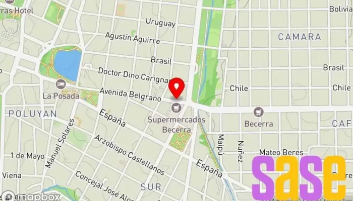 mapa de Tienda de Tecnologia AG Tienda de móviles, Tienda de accesorios para móviles en Alta Gracia