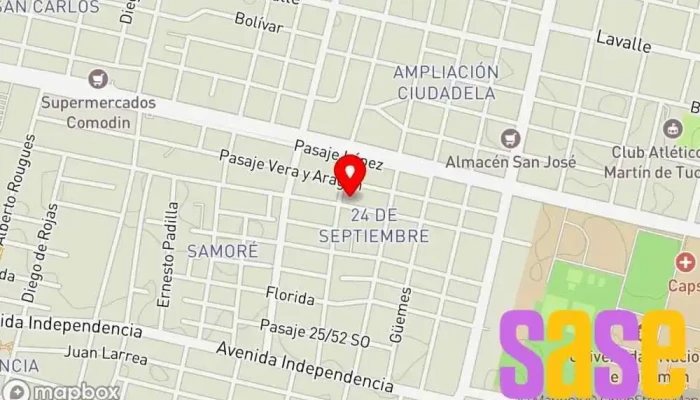 mapa de Tito Electricidad del Automóvil Servicio de reparación de sistemas eléctricos para automóviles, Taller de reparación de automóviles en San Miguel de Tucumán