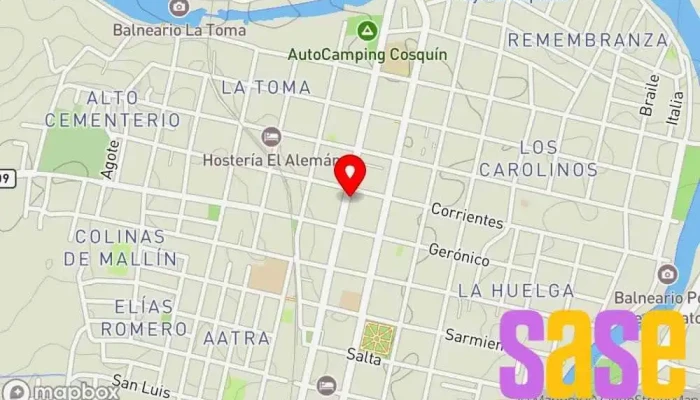 mapa de TJ ELECTRÓNICA Tienda de accesorios informáticos, Tienda de accesorios para móviles en Cosquín