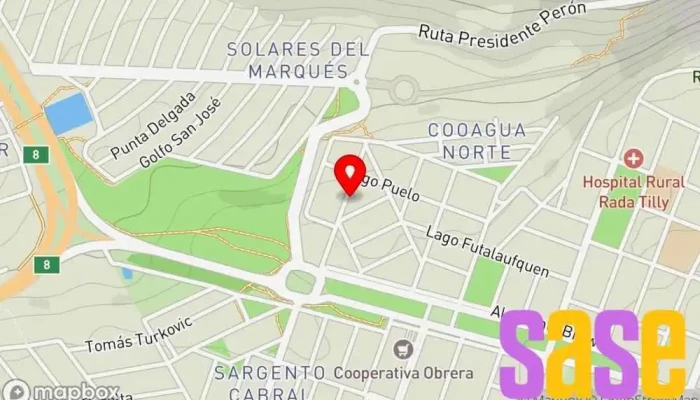 mapa de TODOLUZ Tienda de iluminación, Tienda de herramientas en Rada Tilly