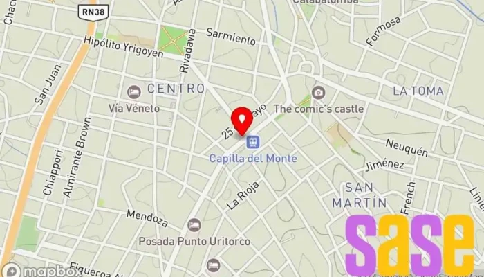 mapa de Todopositivo sas Ferretería, Pintura en Capilla del Monte