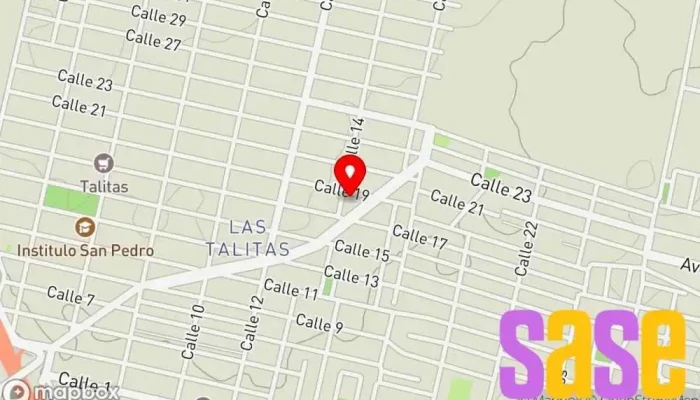 mapa de TOMANDO MATE Emisora de radio en Las Talitas