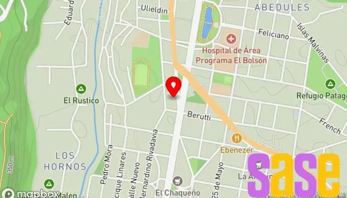 mapa de Torca Tienda de electrodomésticos en El Bolsón