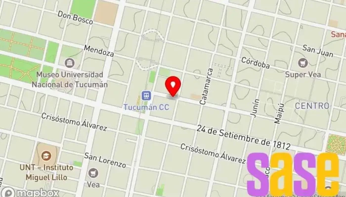 mapa de Torres Electrónica Proveedor de sistemas de seguridad en San Miguel de Tucumán