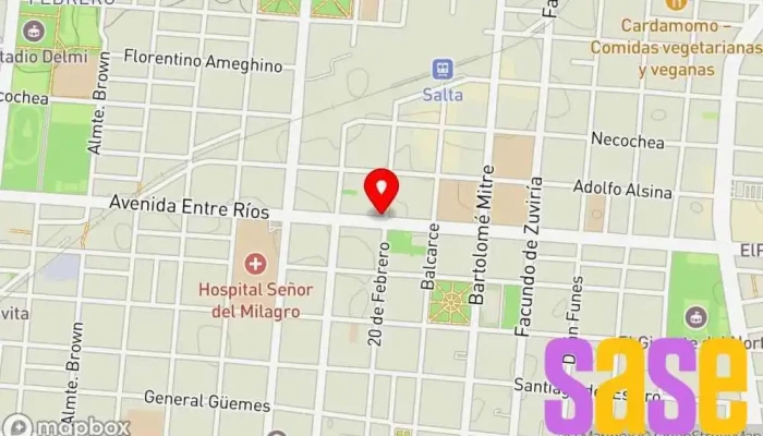mapa de Torres Electrónica Tienda de motores eléctricos en Salta