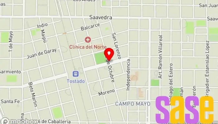 mapa de Tostado Cable TV Empresa de instalación de televisión por cable en Tostado