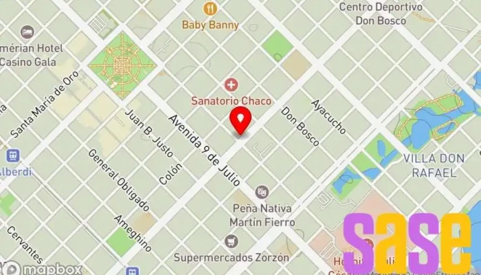 mapa de Trocar Electricidad Tienda de electricidad en Resistencia