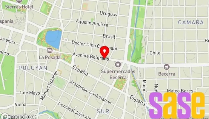 mapa de Univel Tienda de componentes electrónicos, Tienda de audífonos, Tienda de instrumentos musicales, Tienda de equipos de sonido, Tienda de electrodomésticos de segunda mano en Alta Gracia