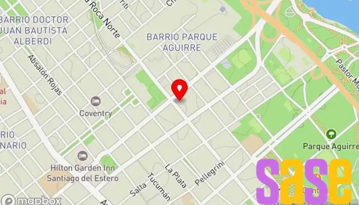 mapa de Urgencias EDESE  en Santiago del Estero