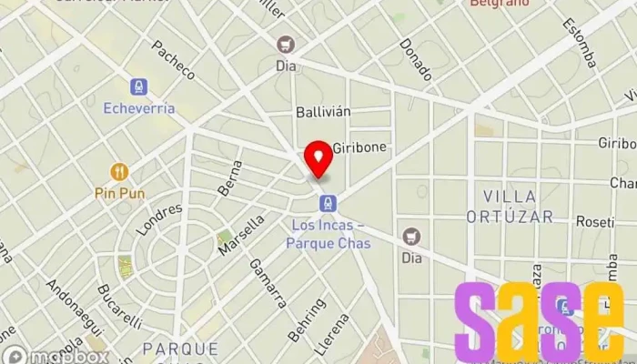 mapa de Urquiza TV Tienda de electrónica en Cdad. Autónoma de Buenos Aires