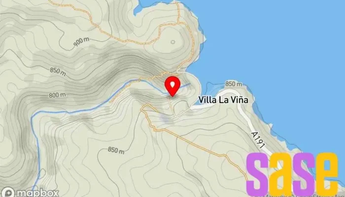 mapa de Usina de EPEC - Dique La Viña Compañía eléctrica en San Javier y Yacanto