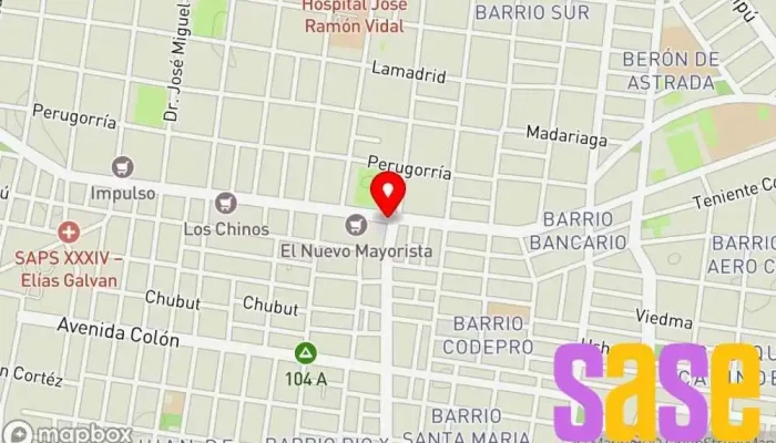 mapa de Usina eléctrica Compañía eléctrica en Corrientes