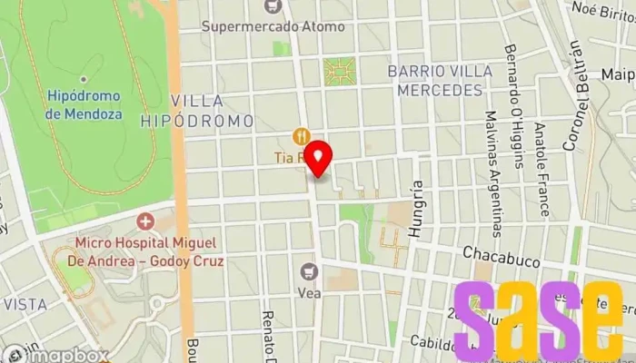 mapa de Variedades Electronicas Servicio de comercio electrónico en Godoy Cruz