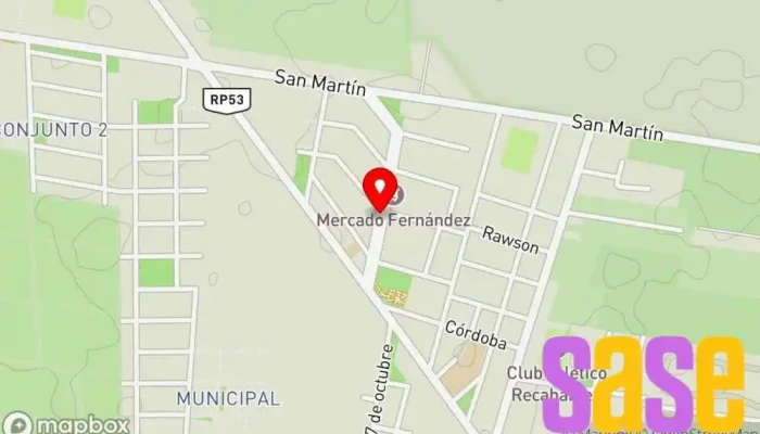 mapa de Villa Basilio Nievas  en Villa Basilio Nievas