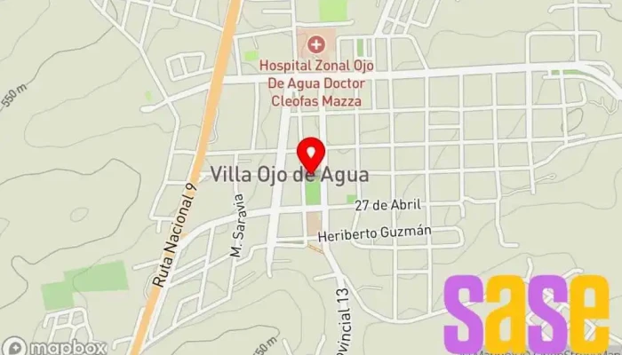 mapa de Villa Ojo de Agua, Santiago Del Estero Sociedad histórica en Villa Ojo de Agua
