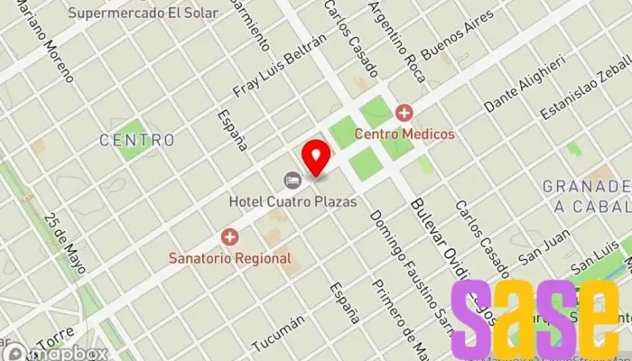 mapa de VOLONTE S.R.L. Tienda de electricidad, Tienda de iluminación en Casilda