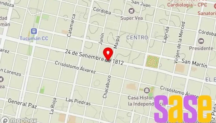 mapa de Voltaje Materiales Electricos e Iluminacion Tienda de electricidad en San Miguel de Tucumán