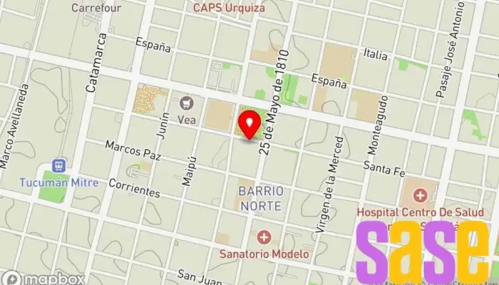 mapa de WONDER Bar, Restaurante en San Miguel de Tucumán
