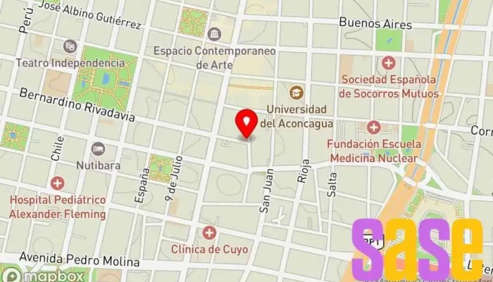 mapa de Zimmermann Medición y Servicios Eléctricos Recursos naturales renovables para el medio ambiente en Mendoza
