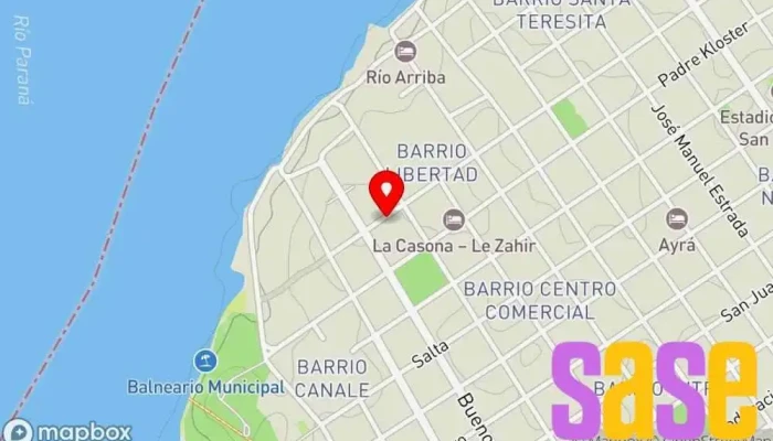 mapa de Zoom FM 97.9 Emisora de radio en W3432 Bella Vista