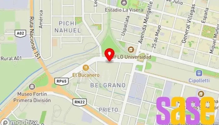 mapa de Zuain Voria Comercio en Cipolletti